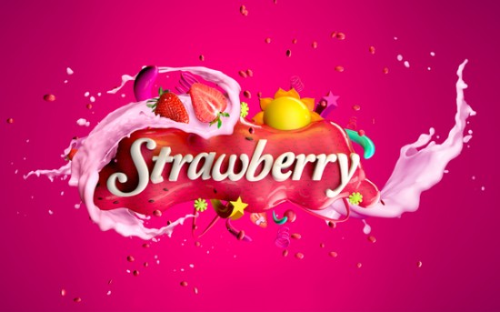 1-strawberry-milk-omar-aqil-typography-design