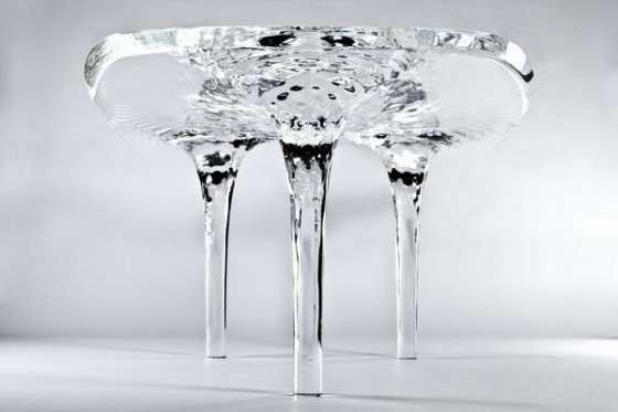 This Zaha Hadid designed almost airy table retails for a heavy price tag of $160,000.