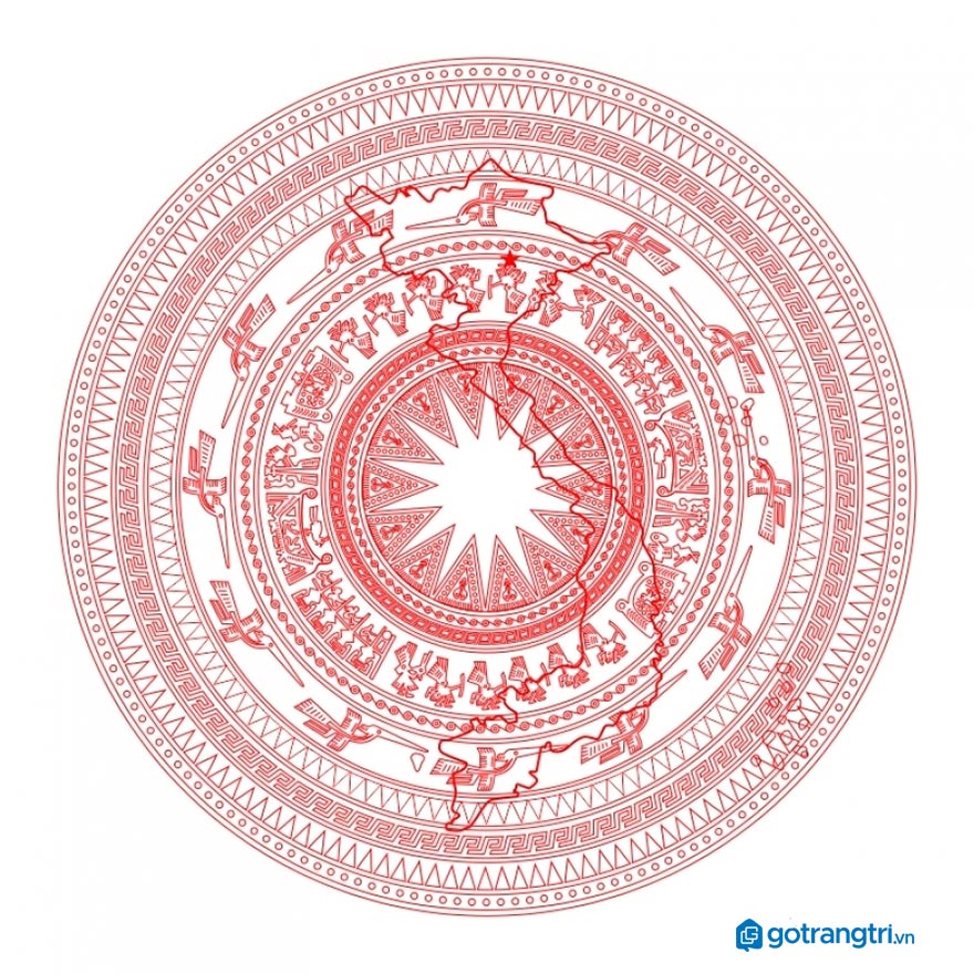 Mặt trống đồng  biểu tượng văn hóa và tâm linh của người Việt